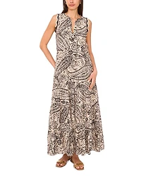 Crochet Trim Maxi Dress