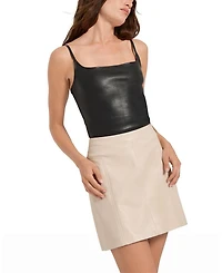 Ainsley Recycled Leather Skirt