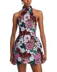 Bronx And Banco Deirdre Sequinned Halter Dress