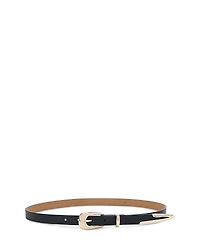 Ettika Women's Modern Saddle Leather Belt