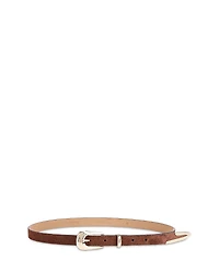 Ettika Women's Modern Saddle Leather Belt
