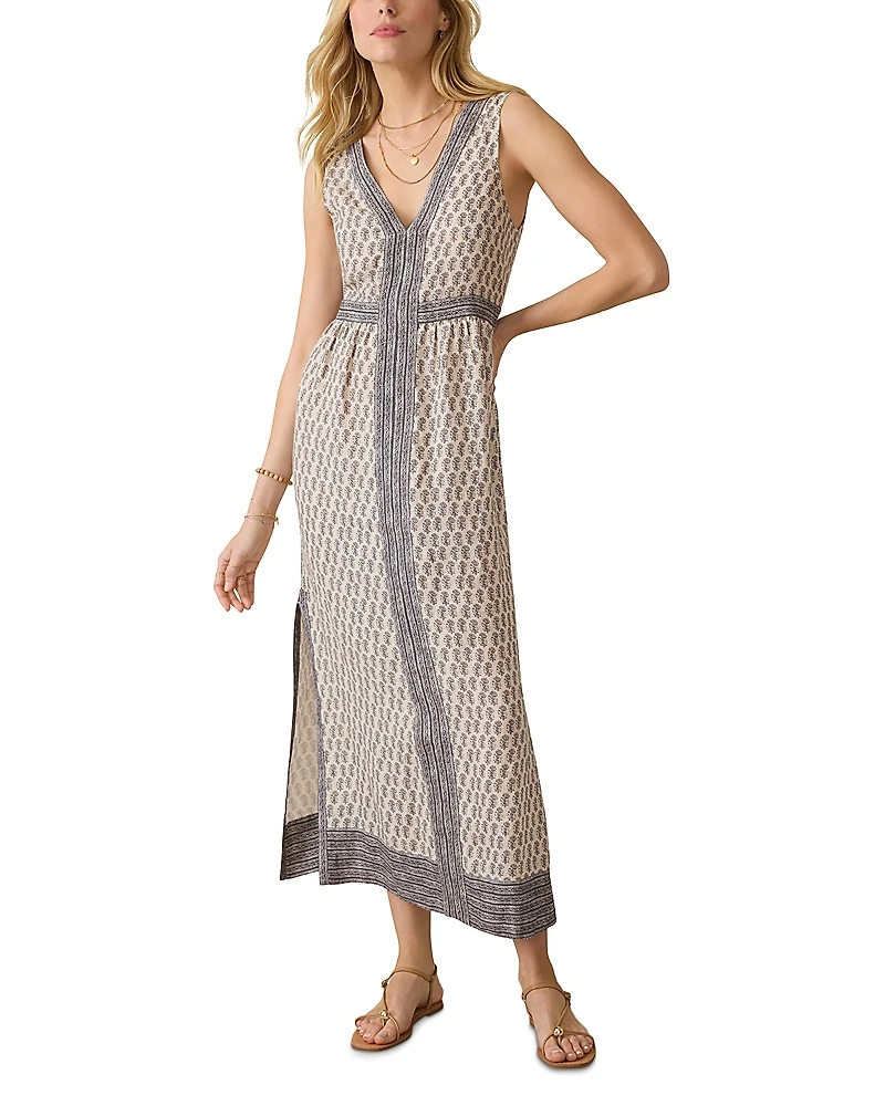 Faherty Macey Printed Maxi Dress