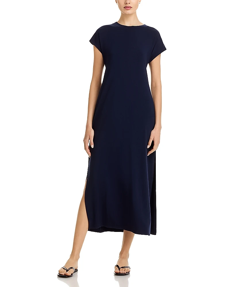 Eileen Fisher Tie Back Maxi Dress