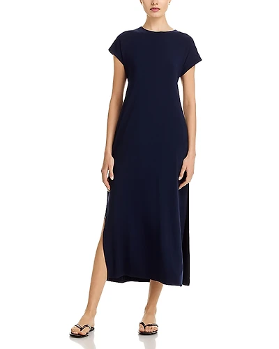 Eileen Fisher Tie Back Maxi Dress