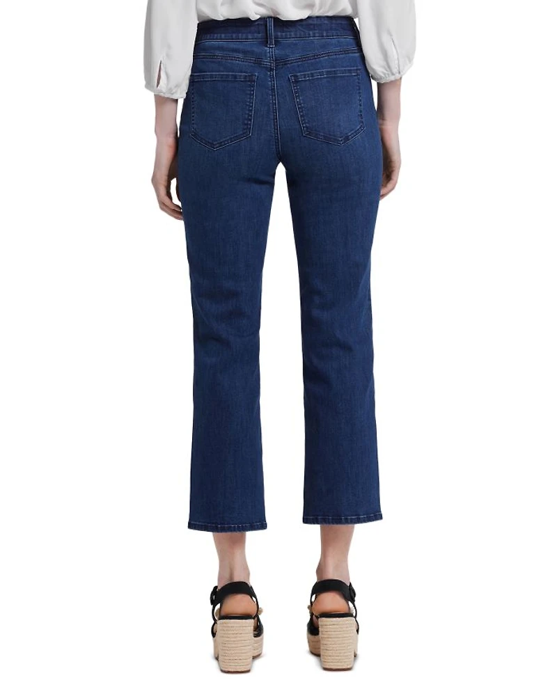 Marilyn Straight Ankle Jeans Ibiza Blue