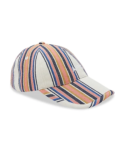 A. p.c. Striped Cap