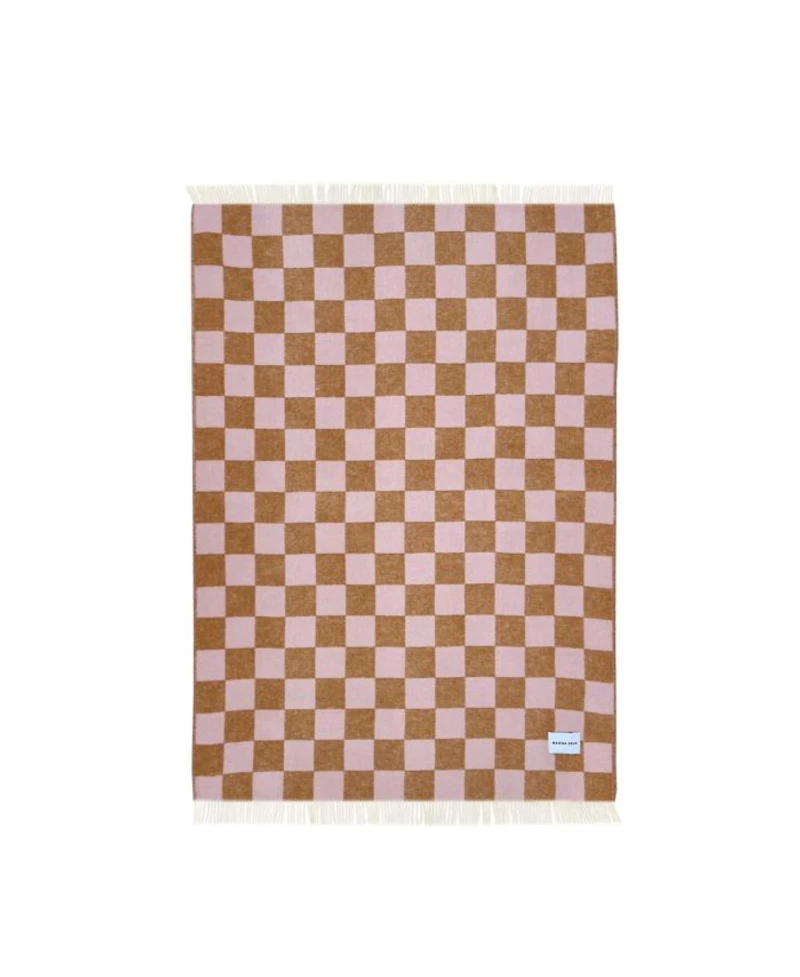Checkerboard Blanket, 4.25' x 6.5'