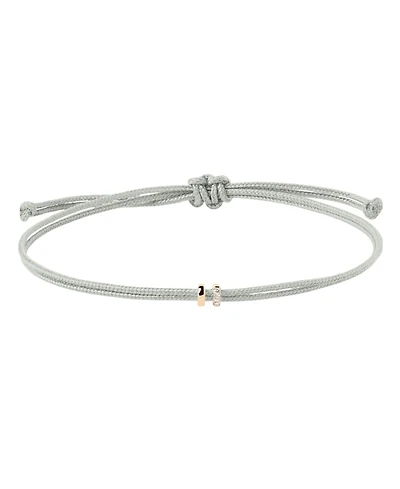 Pdpaola Amy Diamond Cord Bracelet