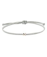 Pdpaola Amy Diamond Cord Bracelet