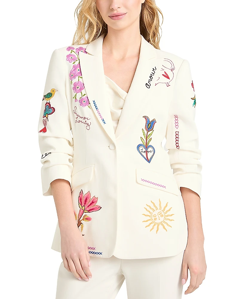 Cinq a Sept Summer Love Scrunched Cheyenne Blazer