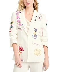 Cinq a Sept Summer Love Scrunched Cheyenne Blazer