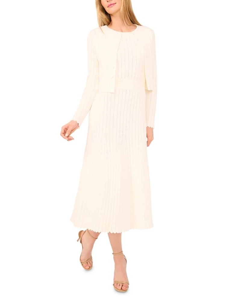 Bolero Pointelle Cardigan