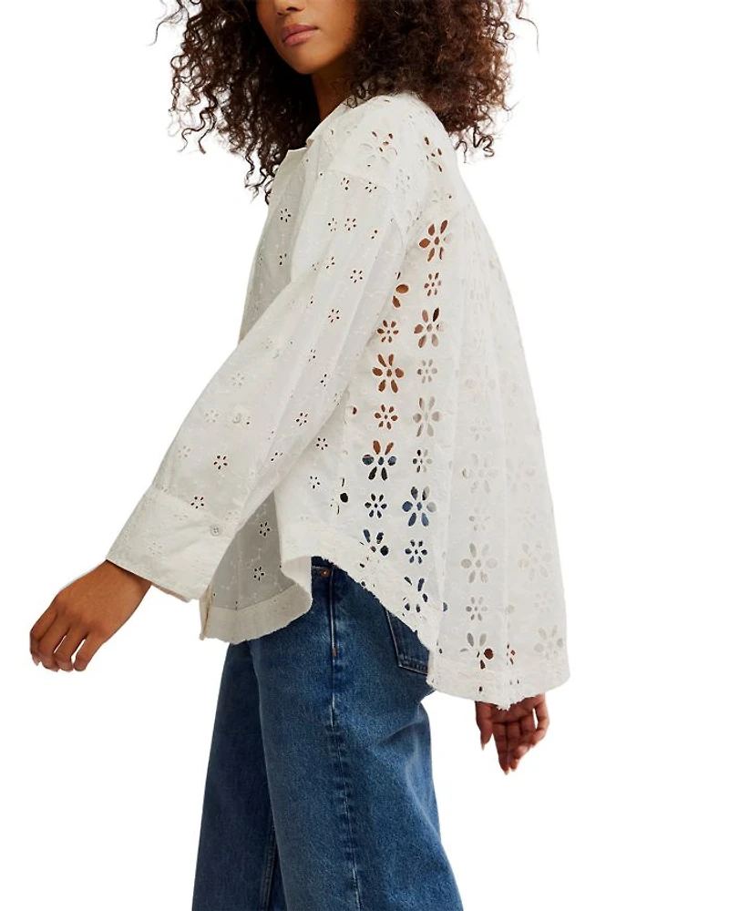 Mae Eyelet Embroidered Shirt