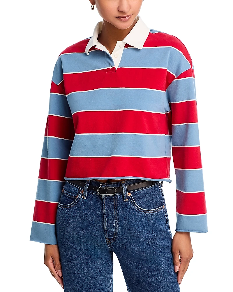 Re/Done Cut Off Rugby Top