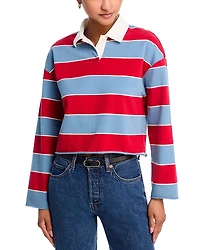 Re/Done Cut Off Rugby Top