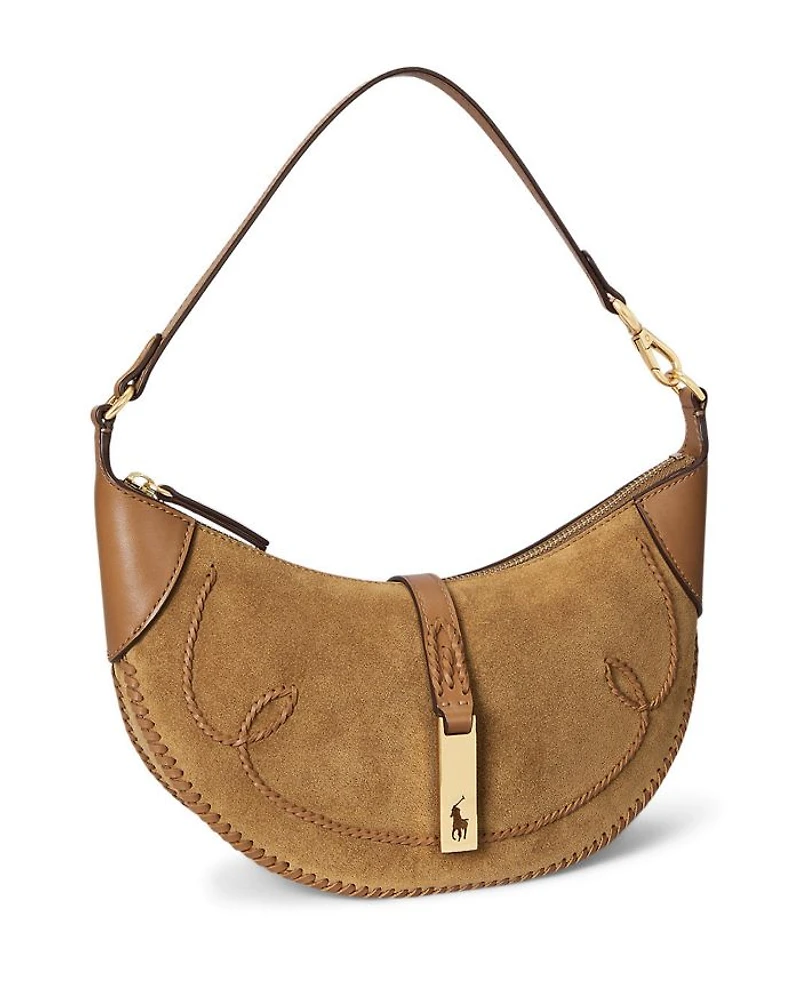 Polo ID Suede Western Mini Shoulder Bag