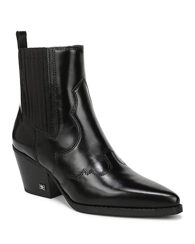 Women's West Leather Booties