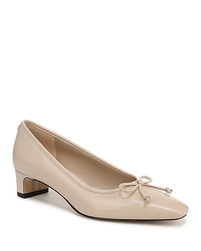 Women's Rinda Leather Kitten Heel Pumps