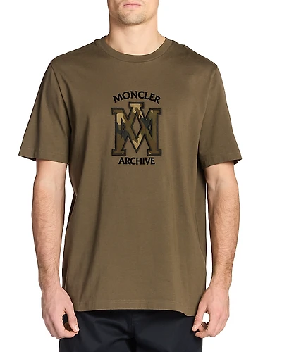 Moncler Short Sleeve Logo Graphic Tee