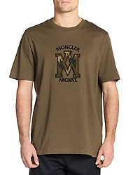 Moncler Short Sleeve Logo Graphic Tee