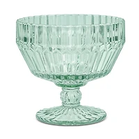 Archie Verde Footed Dessert Bowl, Set of 6