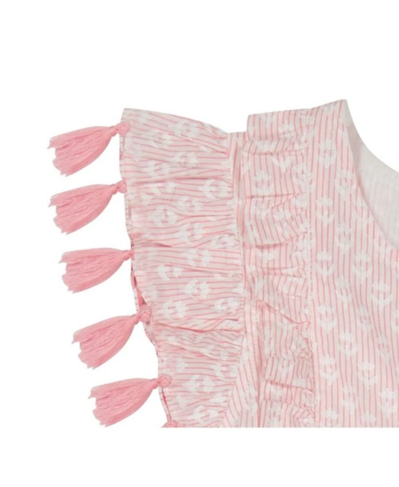 Girls' Stripe Sophie Tassel Dress - Little Kid, Big Kid