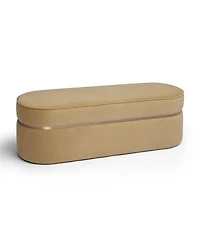 Pomp Honey Velvet Bench