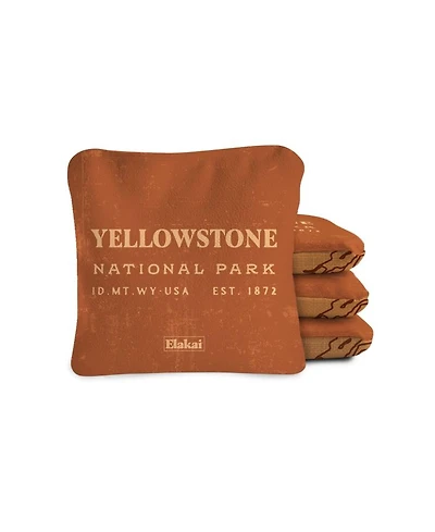 6x6 Yellowstone National Park Durasuede + Turbo Polyglide Pilot Versacraft Cornhole Bags