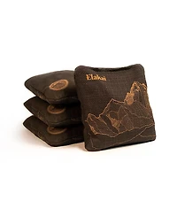 Elakai 6x6 Mount Elakai Durasuede + Turbo Polyglide Pilot Versacraft Cornhole Bags