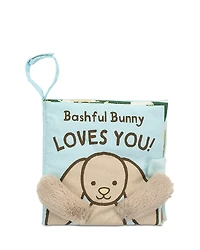 Jellycat Bashful Bunny Loves You Fabric Book - Ages 0+