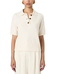 French Connection Vhari Short Sleeve Henley Sweater