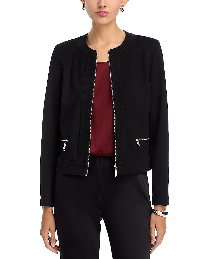 Misook Zip Front Jacket