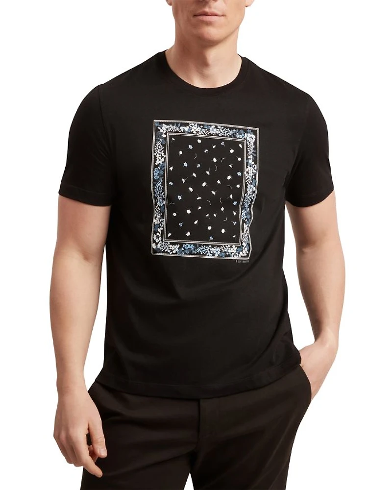 Burfurd Scarf Box Print Tee