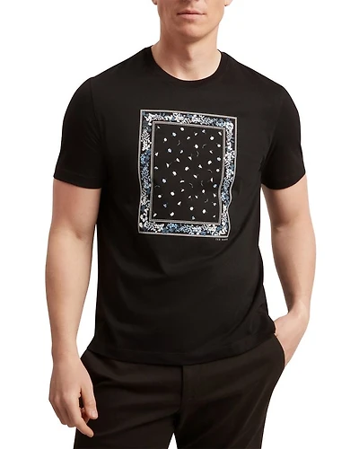Burfurd Scarf Box Print Tee