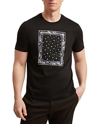 Ted Baker Burfurd Scarf Box Print Tee