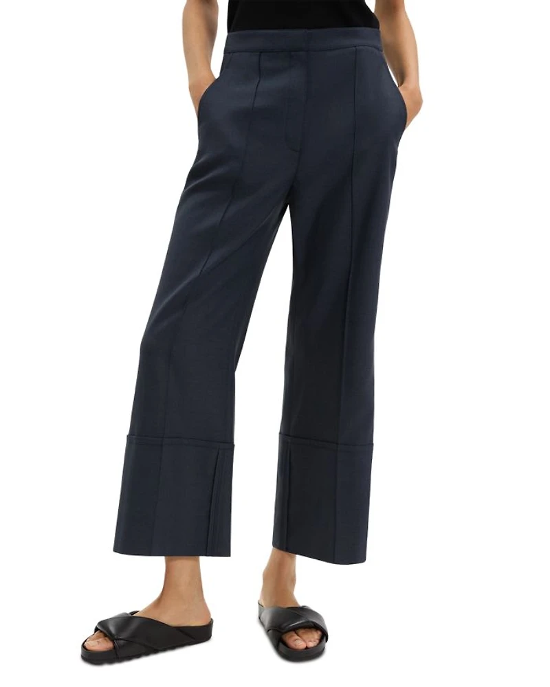 Cuffed Cropped Pants
