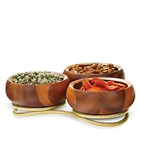 Braid Gold Condiment Server
