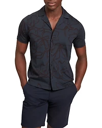 Ted Baker Claub Printed Jersey Button Down Shirt