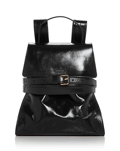 Moschino Tie Me Leather Backpack