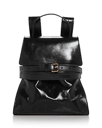 Moschino Tie Me Leather Backpack