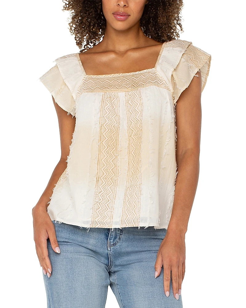 Liverpool Los Angeles Square Neck Top
