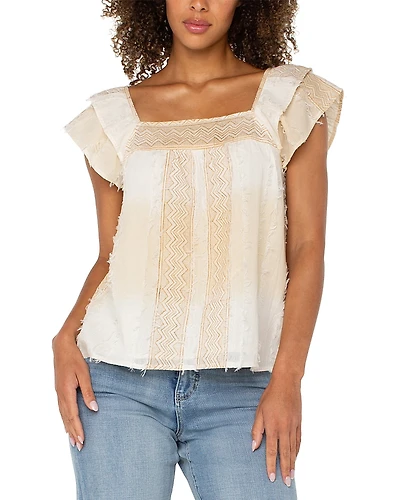 Liverpool Los Angeles Square Neck Top