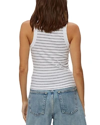 Gina Stripe Ultra Rib Tank