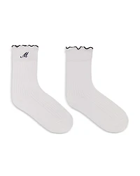 Maje Cotton Pointelle Socks