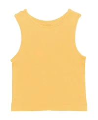 Malibu Sugar Girls' Ribbed Crop Sports Tank Top - Big Kid