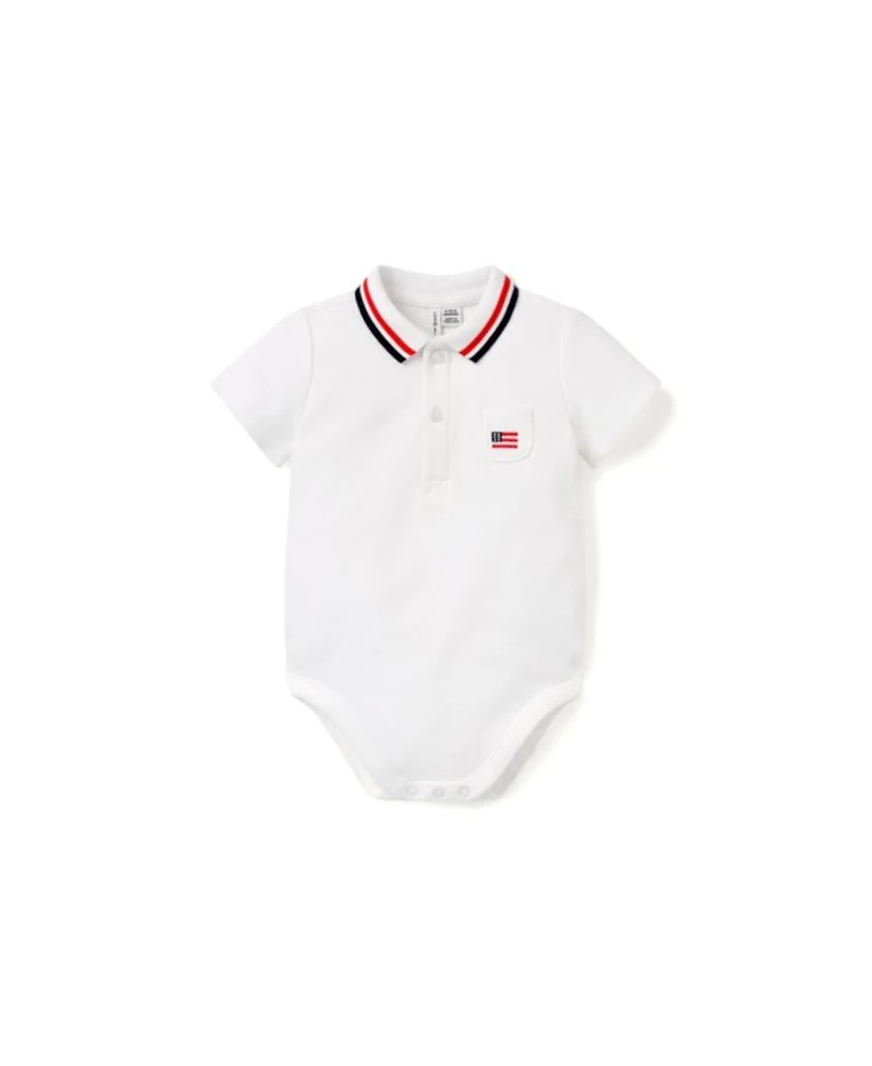 Boys' Flag Icon Polo Bodysuit - Baby