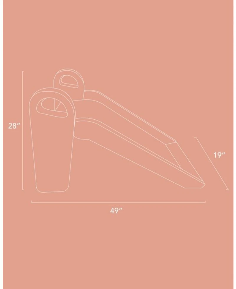 Indoor-Outdoor Play Slope - Ages 3-8 Years