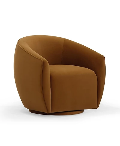 Tov Furniture Jordan Velvet Swivel Chair