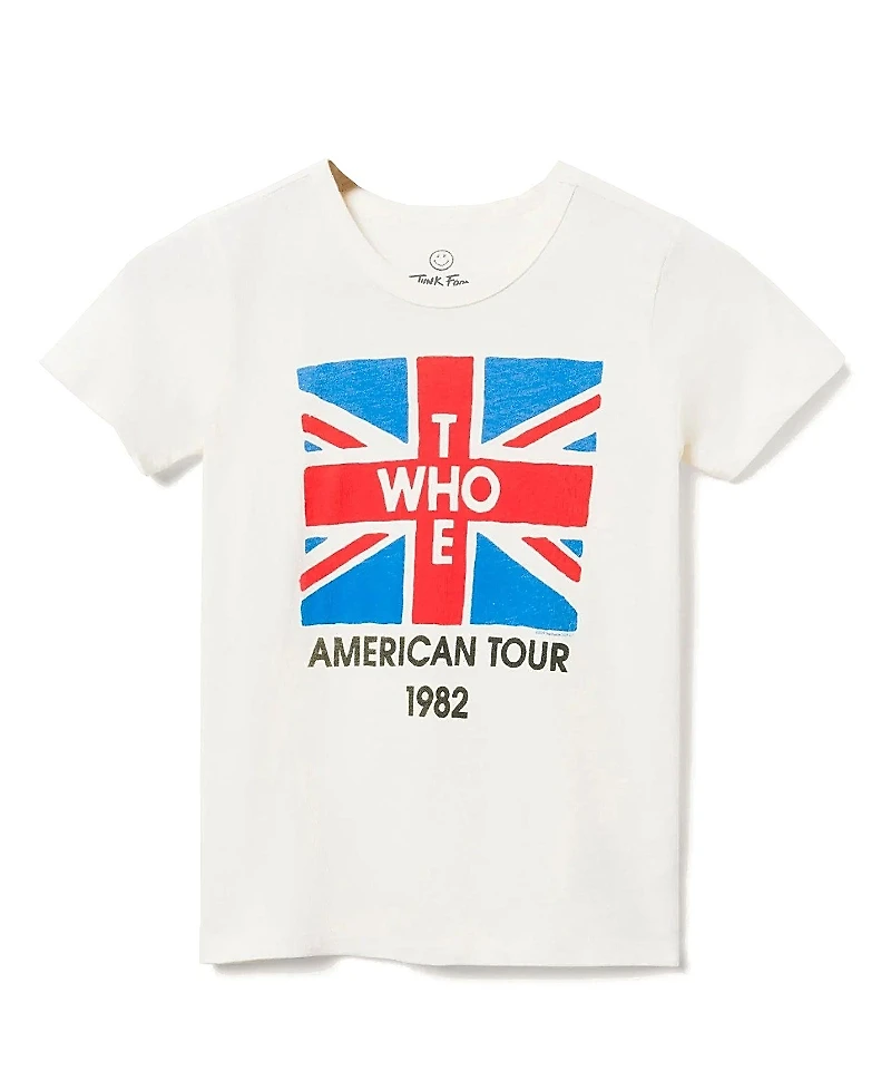 Junk Food Clothing Unisex The Who American Tour 1982 Tee - Little Kid, Big Kid