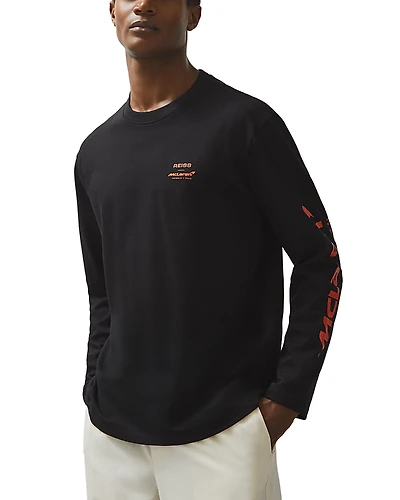 Reiss McLaren Legacy Long Sleeve Graphic Tee